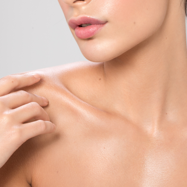 Woman Lips Shoulder Skin Neck